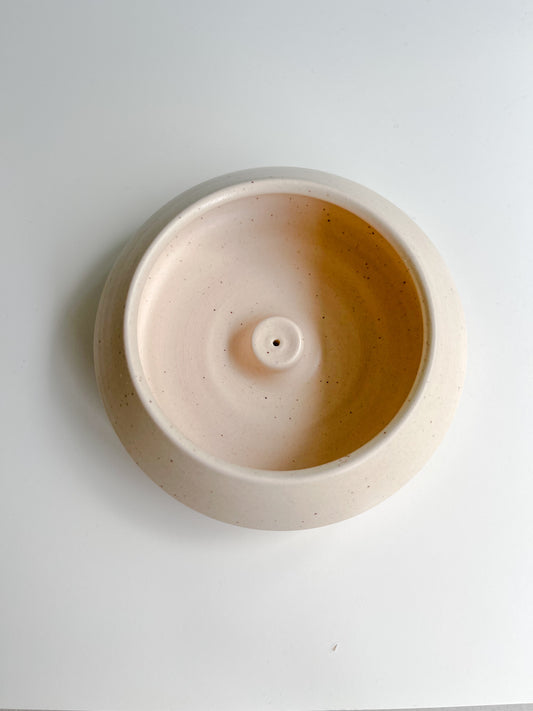 Incense holder - blush speckle