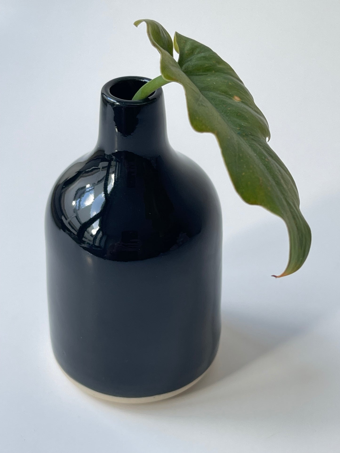 Bud vase : black gloss 2